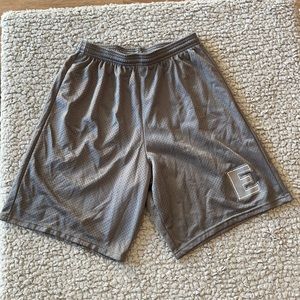Gray basketball shorts